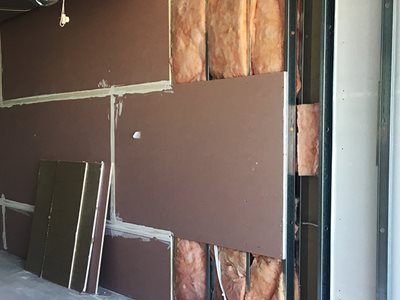 Fletcher Insulation Pink Partition Steel Frame Plasterboard