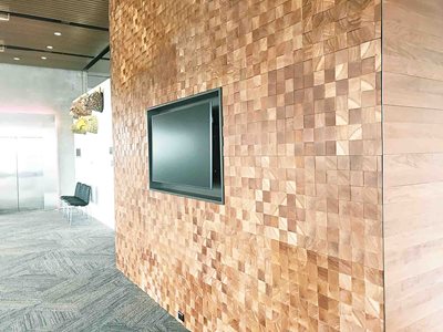 Style Timber Mosaic Parquetry Office