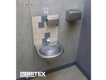 Britex stainless steel vandal resistant Grandeur hand basin