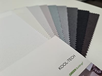 Norfolk Blinds Kool Tech Fabric Colour Swatches