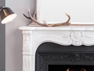 Detailed product image of Schots marble mantlepiece