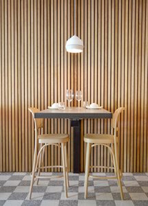 Wellington Architectural Alpha Panel: Timber cladding panel restaurant