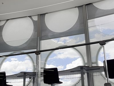 Horiso Climate Ready Fabrics Sea-Tex Printed Blinds Liverpool Civic Place Library 02