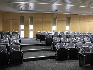 Lecture room at WSU - blockout and sunscreen blinds were supplied