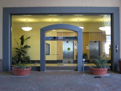 Assa Abloy SW200 Integra Hotel Lobby Entrance With Swing Door System 1