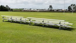 Portable Grandstands Tip n Roll Grandstands offer the perfect seating solution, that moves with seasons