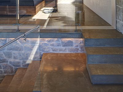 Holcim Geostone Polished Indoor Steps