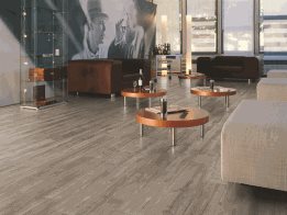 Water resistant laminate flooring by Kronotex