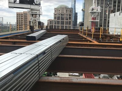 BlueScope Welded Beams and Columns Construction Site
