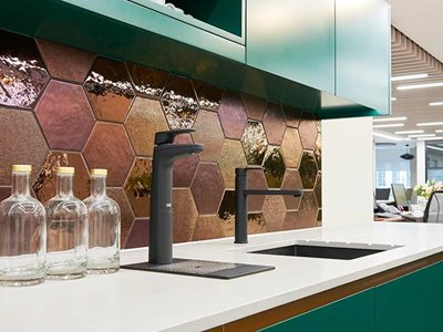 Billi Quadra Plus Filtered Water Tap Office Kitchen Interior