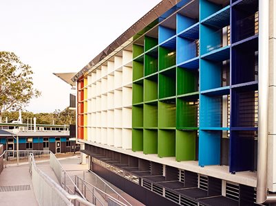 Ferny Grove Multicoloured Building Exterior