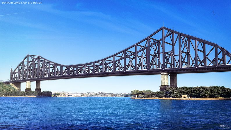 Dorman Long & Co Ltd design Sydney Harbour Bridge day