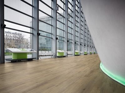 Karndean Korlok Click Rigid Vinyl Flooring Commercial Lobby Interior