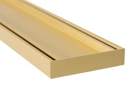 Matte Yellow Gold Slimline Tile Insert 21 (MYGSTI21): The world's thinnest grate, now available in GOLD!