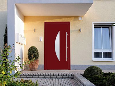 Paarhammer Budapest Timber Red Entrance Doors