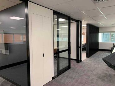 Bris Aluminium’s partition systems are prefabricated and assembled as a kit for job lots