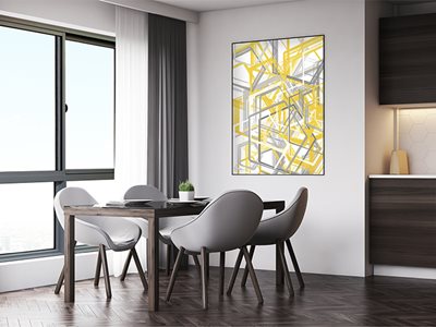 Klassikview window used in residential dining room interior