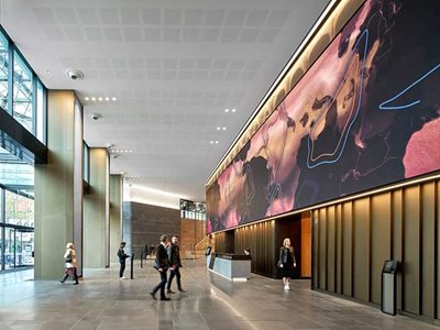 Cox Architects Melbourne Central Foyer LED Screen