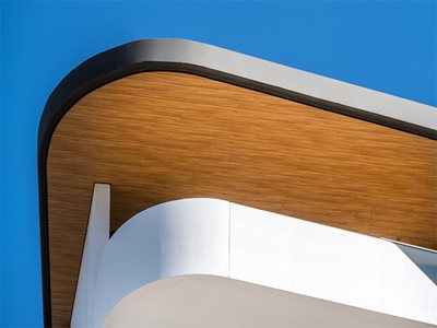 Click-on Cladding Soffit Application