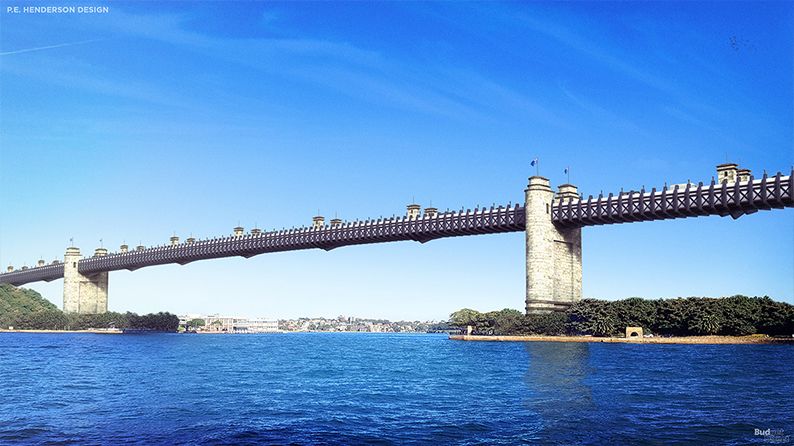 P.E. Henderson design Sydney Harbour Bridge