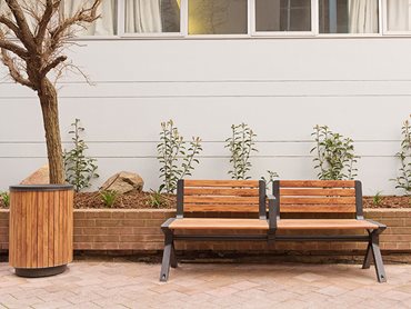 Urban and Landscape Street Furniture Australia Modular Aria seating system