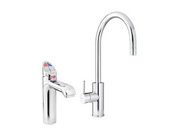 Zip HydroTap 4-in-1 boiling chilled filtered tap and Arc Mixer tap
