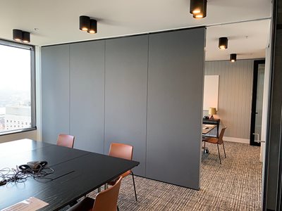 Bildspec Office Meeting Room Interior Operable Acoustic Walls