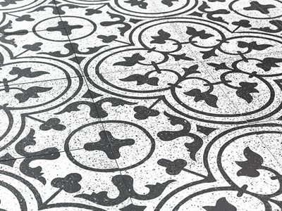 Detailed product image of Schots handmade encaustic tiles