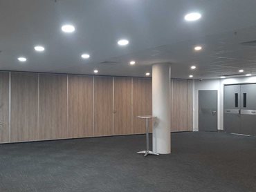 Bildspec’s operable walls were used to make individual spaces larger or smaller
