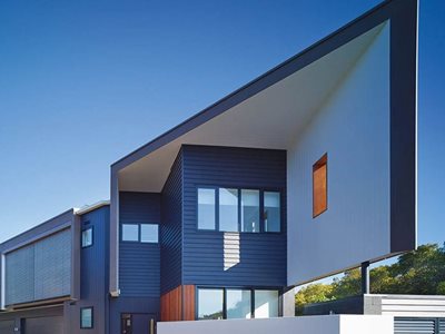 James Hardie Secura Exterior Flooring Blue Home