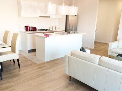 Hybrid Flooring Residential Kitchenette