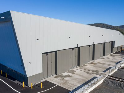 Kingspan Insulated Wall Panels Industrial Grey Exterior