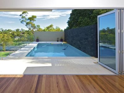 Alspec Hawkesbury® Commercial Multi-Fold Door Residential House Pool Area