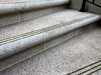 Golden Dune Granite Paving Belvedere Stairs
