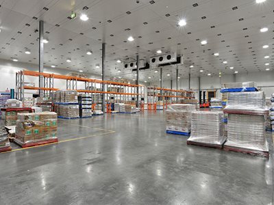 Kingspan Controlled Environment Warehouse Interior
