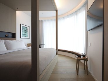 All the rooms in the hotel showcase stunning timber floors from Style Timber.