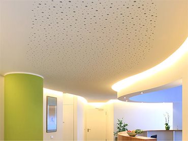 Stratopanel acoustic ceiling system