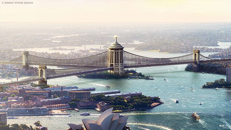F. Ernest Stowe design Sydney Harbour Bridge
