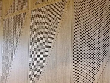 Au.diPanel perforated timber panels 