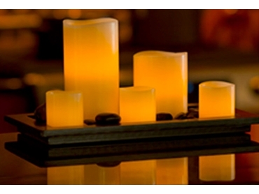 Low Voltage Flameless Candle Systems and Remote Controlled Wax Pillars from Smart Candle l jpg