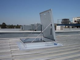 Roof access hatches by AM-BOSS Access Ladders Pty Ltd