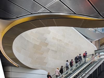 Gosford Quarries Cladding Escalator