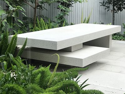 Two Layer Concrete Bench