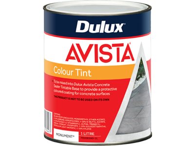 Dulux Avista Concrete Colour Tint Monument 1L