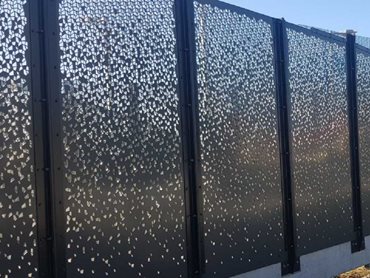 Bespoke perforated aluminium panels 