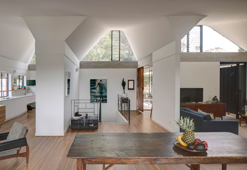 mid century modern home interior