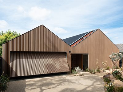 Covet Residential Home Timber Facade Garage