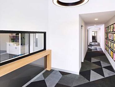 Foursight Architects used a selection of Signature carpet tiles to revamp the school. 