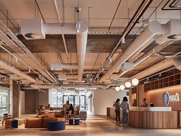 Approximately 15,000m² of Quietspace Panel were specified across the SEEK HQ's interiors

