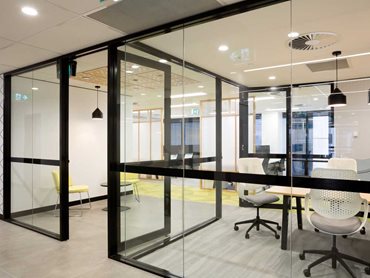 Bris Aluminium’s partitioning systems can be matched to any design vision or style. 